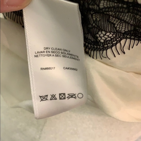 Bebe zip corset blouse spaghetti strap lace pleats - Picture 6 of 7